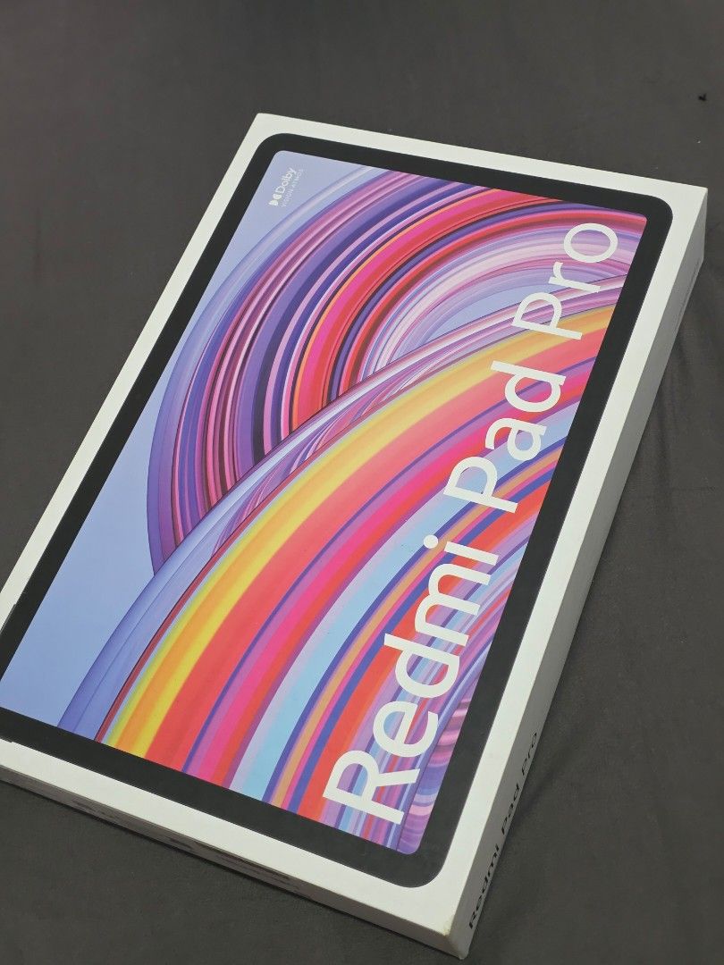 Redmi Pad Pro (Category: Android) located in Quezon City. Submitted by mangopure (Listing ID 1469987537, Image 1). Description: Redmi Pad Pro Graphite Gray 8GB RAM 128GB ROM 10000mAh battery Sanpgragon 7s Gen 2.
