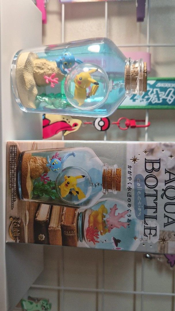 Re-ment Pokemon Aqua Bottle Manaphy (Category: Designer & Blind Box Toys) located in Makati City. Submitted by 24thfaham (Listing ID 1470085763, Image 3). Description: - Slightly used - Stored in an acrylic case - With original box - Shipping shouldered by buyer - Meet up in Makati.