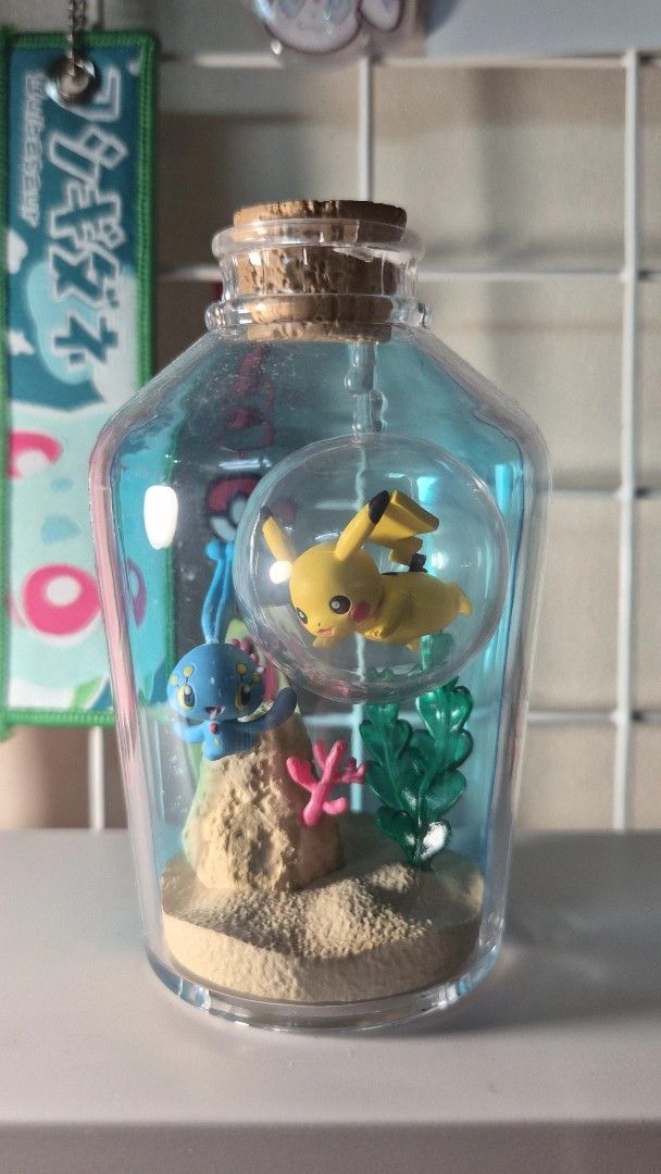 Re-ment Pokemon Aqua Bottle Manaphy (Category: Designer & Blind Box Toys) located in Makati City. Submitted by 24thfaham (Listing ID 1470085763, Image 1). Description: - Slightly used - Stored in an acrylic case - With original box - Shipping shouldered by buyer - Meet up in Makati.