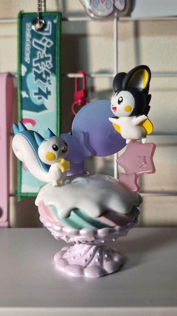 Re-ment Pokemon Pop n Sweet Pachirisu (Category: Designer & Blind Box Toys) located in Makati City. Submitted by 24thfaham (Listing ID 1470077434, Image 1). Description: - Slightly used - Stored in an acrylic case - With original box - Shipping shouldered by buyer - Meet up in Makati.