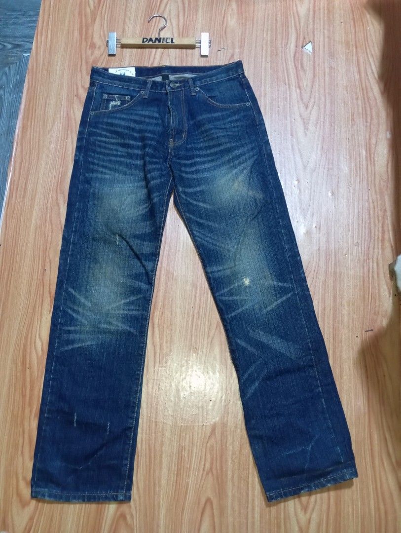 REMIX INTERNATIONAL CO. LTD. (Category: Jeans) located in Monkayo. Submitted by danielcabusora (Listing ID 1470033527, Image 1). Description: REMIX INTERNATIONAL CO. LTD. RAW & SELVEDGE DENIM W-33/34 L-43 LEG OPEN-11 HEM-9 FRESH FROM BALE NO ISSUE 800 ADD SF ONLY DDO MINDANAO.