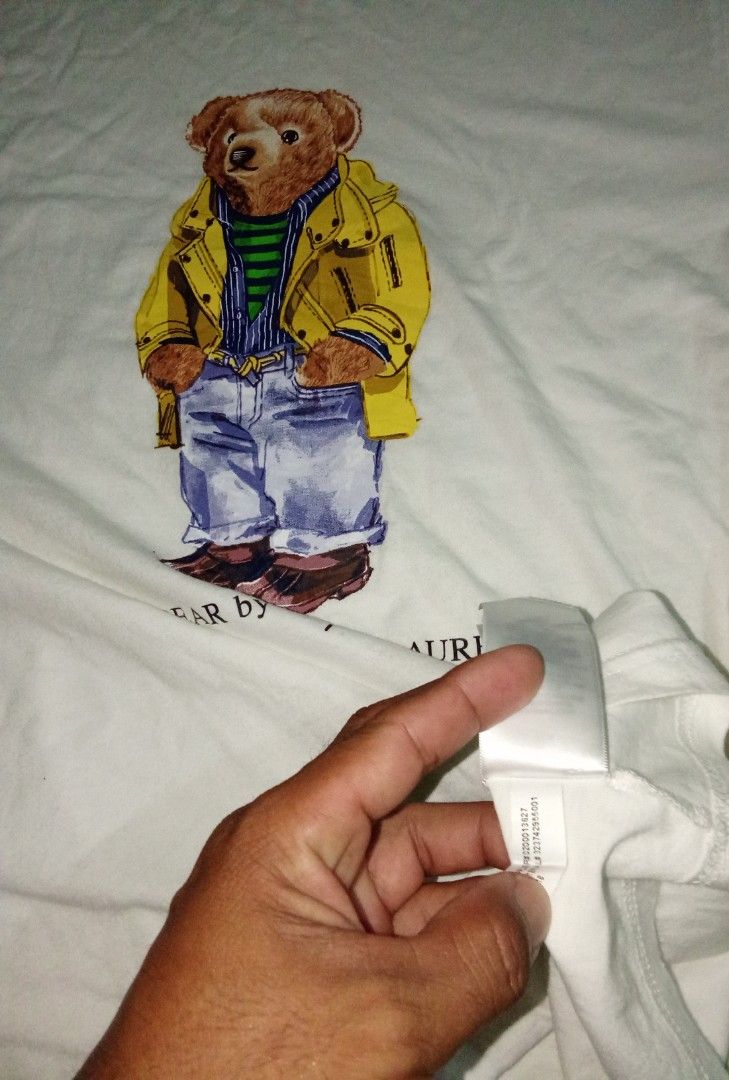 RL bear t-shirt (Category: Tshirts & Polo Shirts ) located in Manila. Submitted by oddhorse_38124c (Listing ID 1470082884, Image 3). Description: as new condition no issue 10 color rate dimes 20x27.