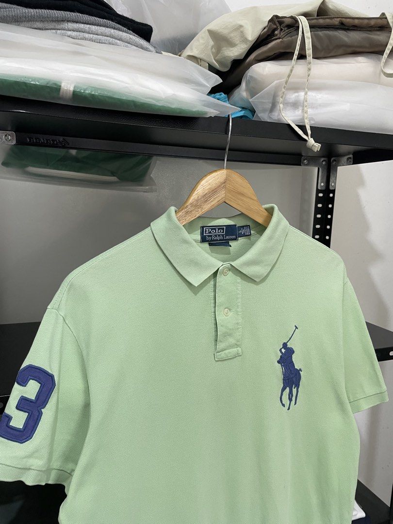 RL big logo polo shirt (Category: Tshirts & Polo Shirts ) located in Cavite. Submitted by arvinroderos (Listing ID 1469949352, Image 2). Description: RL lime polo shirt 21x29 stain 400.