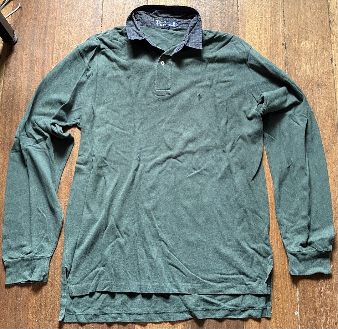 RL Polo (Category: Tshirts & Polo Shirts ) located in Pasig City. Submitted by psellfinds (Listing ID 1469975401, Image 1). Description: RL Polo Shirt Long Sleeves Multi colored collar Size: Large (20 W x 28 L) With wash tag For Meet-up: Along Amang Rodriguez, Pasig City or Makati City For Shipping: Grab Express/Lalamove/Other courier at the expense of buyer..