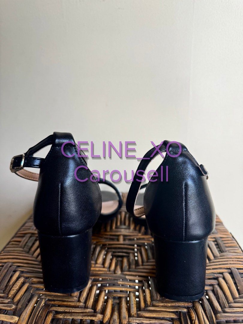Rock&Rose Black Block Heels (Category: Heels) located in Binangonan. Submitted by celine_xo (Listing ID 1469833544, Image 3). Description: ✨ Never been used because I have other shoes in rotation. ✅ Stored properly ✅ Bought at SM Department Store, Marikina brand ✅ Comes with original box and dust bags Feel free to PM me if you have any questions. 😊.