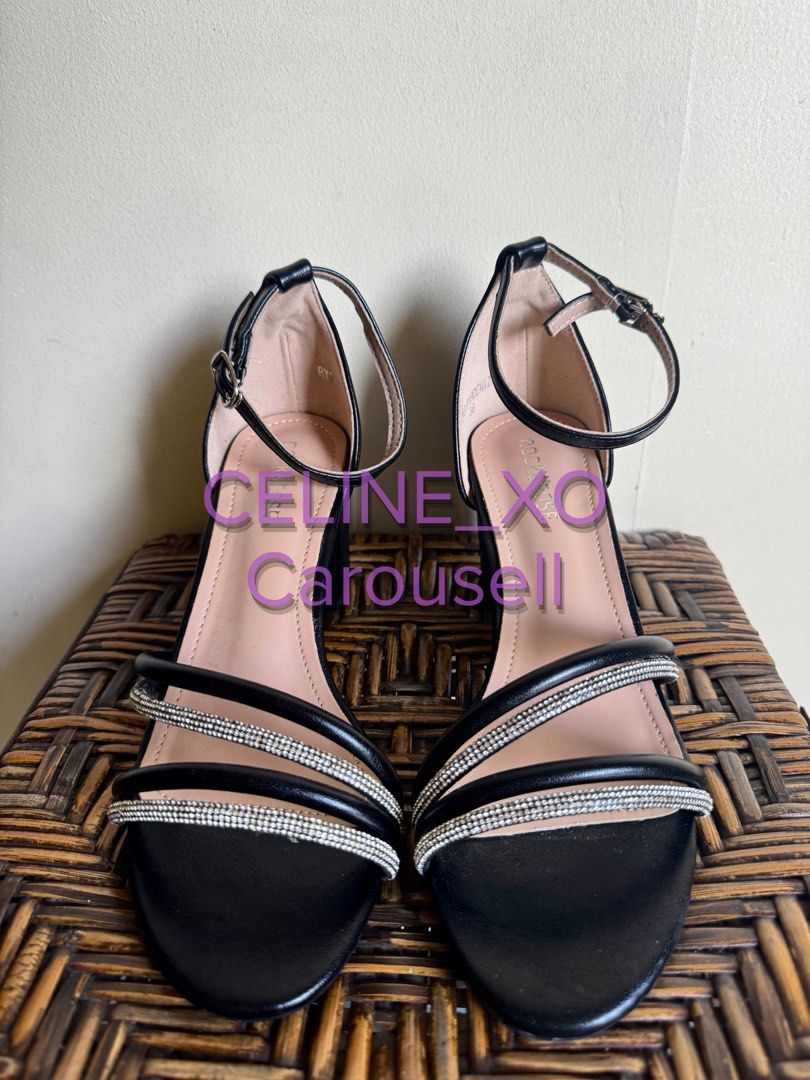 Rock&Rose Black Block Heels (Category: Heels) located in Binangonan. Submitted by celine_xo (Listing ID 1469833544, Image 1). Description: ✨ Never been used because I have other shoes in rotation. ✅ Stored properly ✅ Bought at SM Department Store, Marikina brand ✅ Comes with original box and dust bags Feel free to PM me if you have any questions. 😊.