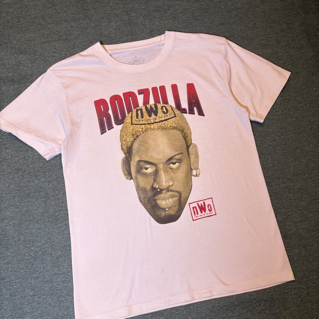 Rodzilla nWo Official Merch (Category: Tshirts & Polo Shirts ) located in Butuan. Submitted by ragscurations (Listing ID 1470049541, Image 2). Description: Size : Large Inches : Width 20 Inches : Length 28 Condition : Excellent Flaws : See pic Color rate 9.4 Fave item : Beautiful design.