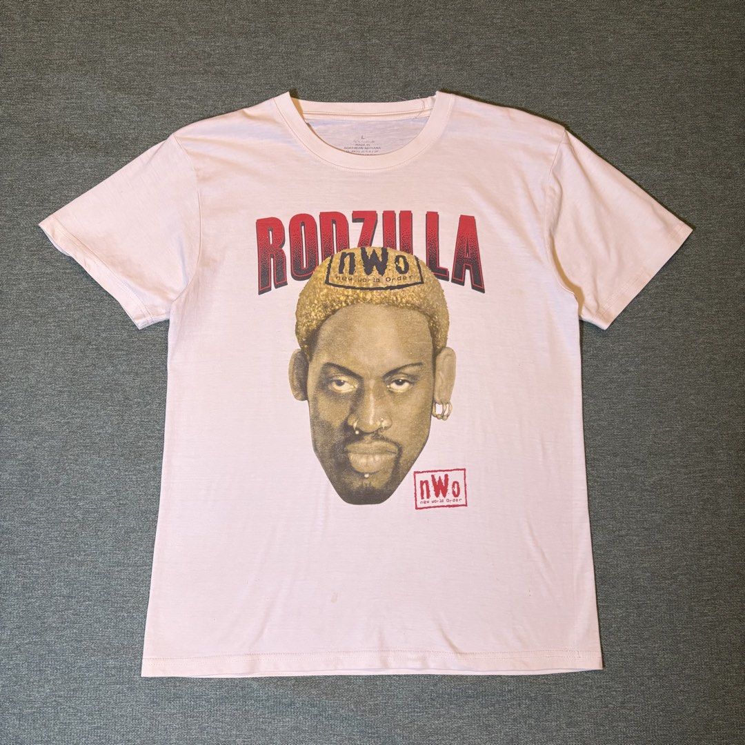 Rodzilla nWo Official Merch (Category: Tshirts & Polo Shirts ) located in Butuan. Submitted by ragscurations (Listing ID 1470049541, Image 1). Description: Size : Large Inches : Width 20 Inches : Length 28 Condition : Excellent Flaws : See pic Color rate 9.4 Fave item : Beautiful design.