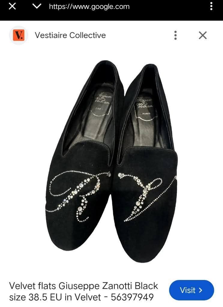 Roger Vivier suade (Category: Loafers) located in Angeles City. Submitted by mjshoppingretail (Listing ID 1470112695, Image 2). Description: orig RV size:36.
