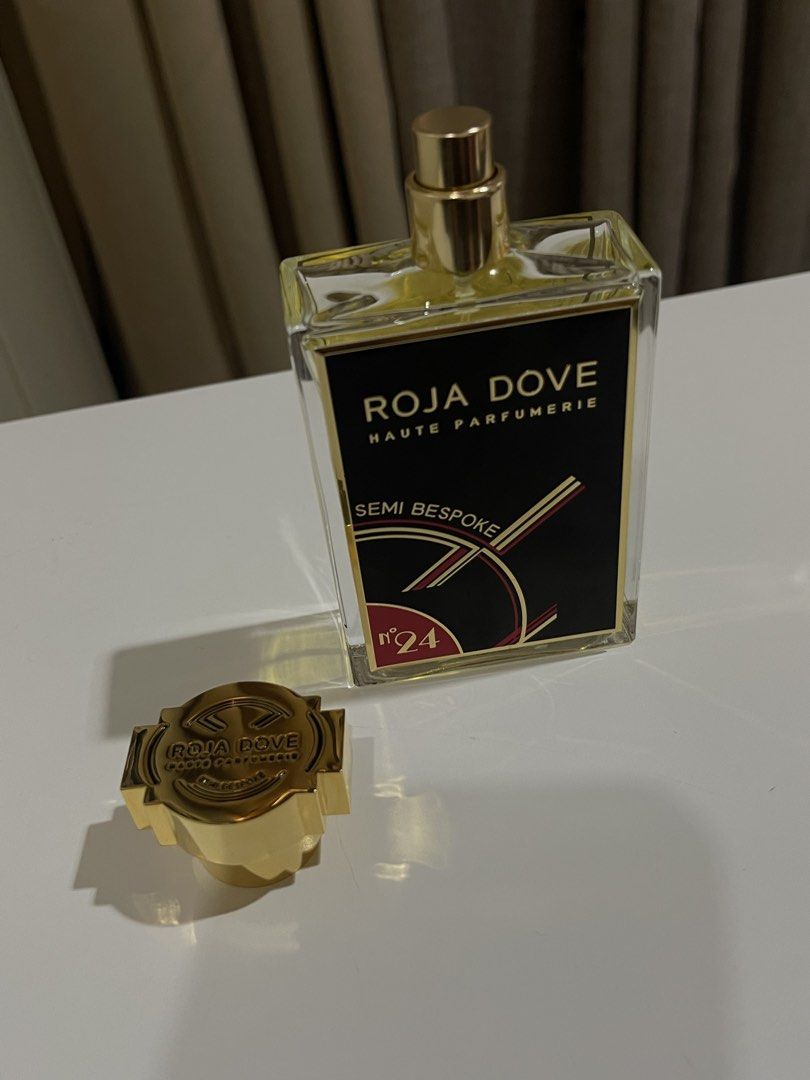 Roja Dove Semi Bespoke No 24 Parfum (Category: Fragrance & Deodorants) located in Quezon City. Submitted by kirez (Listing ID 1470023739, Image 2). Description: AUTHENTIC Roja Dove Semi Bespoke No 24 fragrance Nearly full juice level in original packaging bottle 75ml.