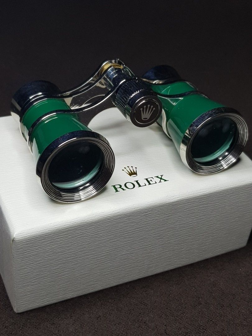 Rolex Green Opera Binoculars (Category: Luxury Accessories) located in Manila. Submitted by trplxn (Listing ID 1470011064, Image 1). Description: FOR SALE: Rolex Luxury Opera Binoculars ✨ A stunning, sophisticated piece — perfect for events, collection, or gifting! 📍 Location: Biñan, Laguna 💬 Message me for price & inquiries. Meetup or shipping can be arranged..