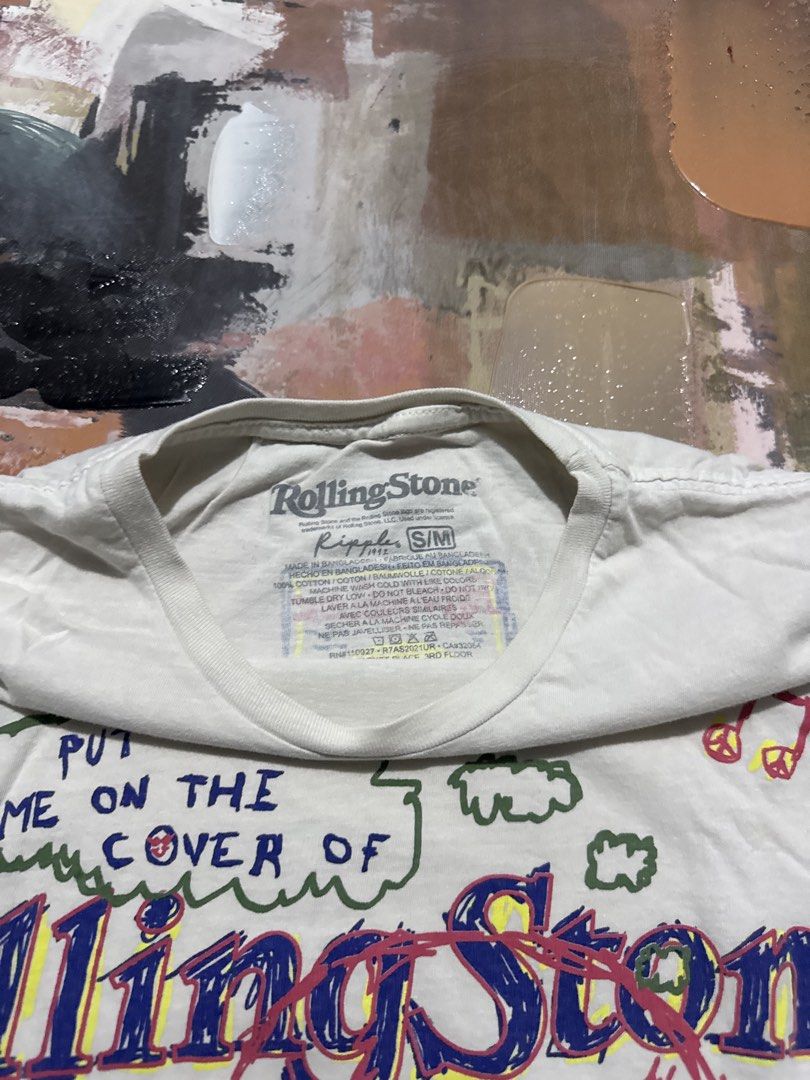 Rolling stones (Category: Tshirts & Polo Shirts ) located in Las Pinas. Submitted by thrftmnl. (Listing ID 1469965319, Image 3). Description: Rolling stones Size: Small on tag ( fits Large) Dimes Width: 23 Length: 27 Issue: .