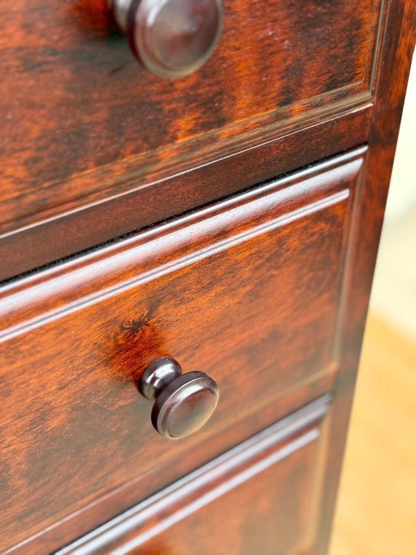 Rosewood Chest Drawer (Category: Shelves, Cabinets & Racks) located in Manila. Submitted by justinlei.103 (Listing ID 1470069171, Image 3). Description: JAPAN SURPLUS ROSEWOOD CHEST DRAWER IN GOOD CONDITION SIZE: 52.5H x 35.5L x 17.5W inches.