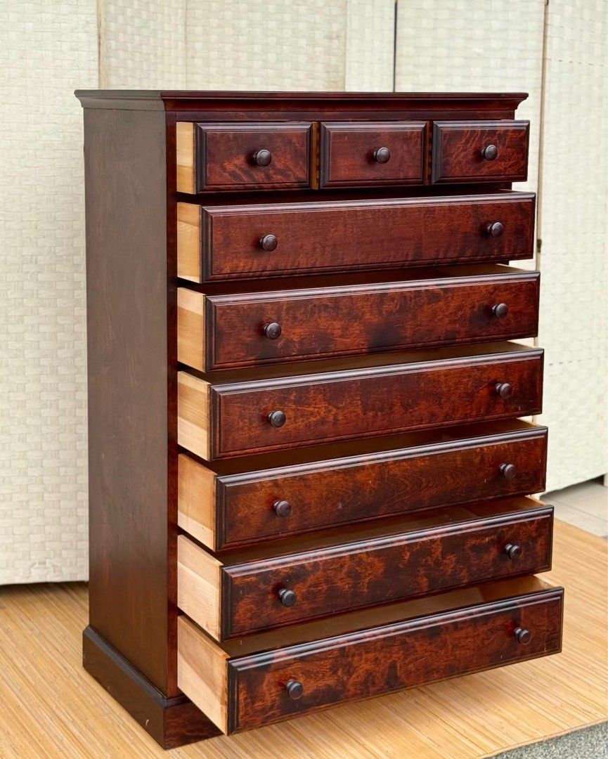 Rosewood Chest Drawer (Category: Shelves, Cabinets & Racks) located in Manila. Submitted by justinlei.103 (Listing ID 1470069171, Image 2). Description: JAPAN SURPLUS ROSEWOOD CHEST DRAWER IN GOOD CONDITION SIZE: 52.5H x 35.5L x 17.5W inches.