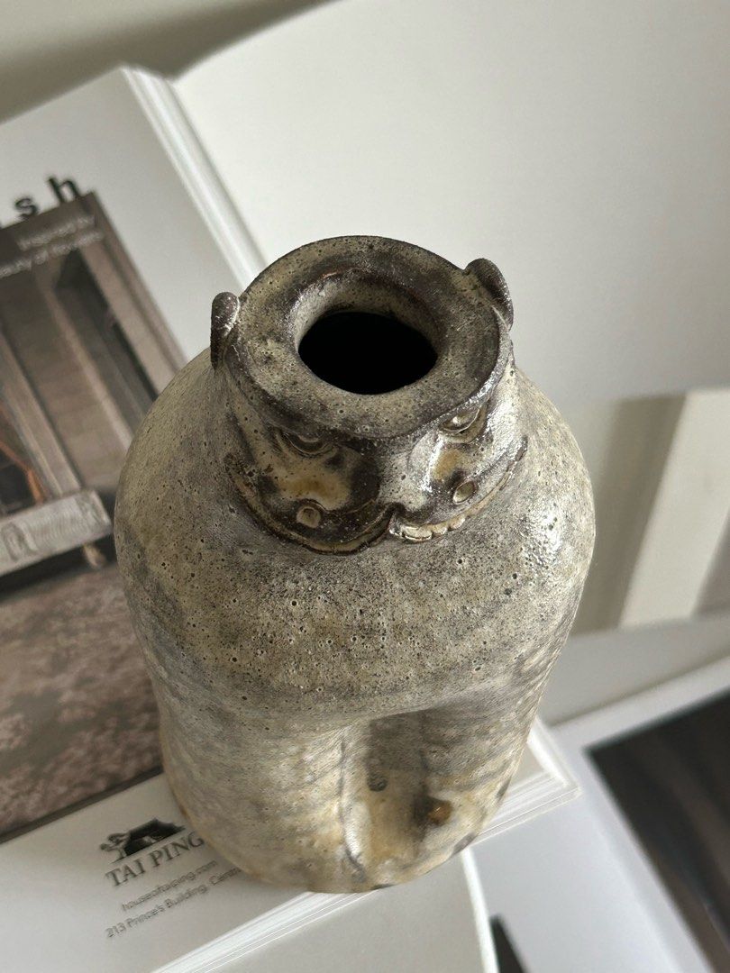 Rustic Owl Ceramic Vase (Category: Vases & Decorative Bowls) located in Quezon City. Submitted by curatedfindsy (Listing ID 1469991341, Image 3). Description: Rustic Owl Ceramic Vase - One-of-a-Kind Statement Piece ₱420 Dimension: 17cm h x 10cm d Quality: Excellent This unique handcrafted stoneware vase features a beautifully sculpted owl face and a rustic, earthy finish. Beautiful as a standalone decorative piece or a collectible ceramic vessel.