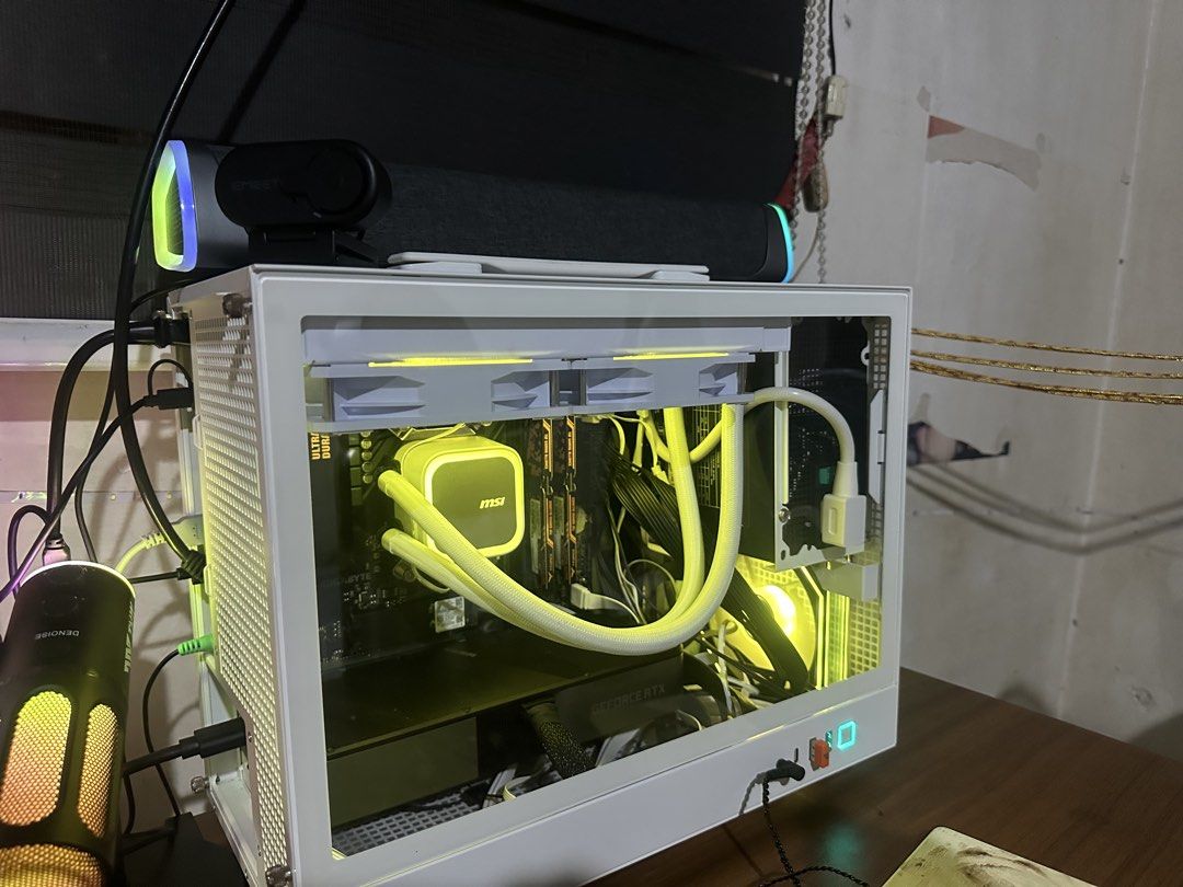 Ryzen 5 5500 (Category: Desktops) located in Las Pinas. Submitted by kebmolina26116 (Listing ID 1470138286, Image 1). Description: Selling my Personal Desktop Specs: CPU: Ryzen 5 5500 MOBO: B550m ds3h R2 RAM: 2x8gb ram 3600mhz STORAGE: 500gb NVME Samsung,500gb Sata Samsung PSU: Deepcool 850w 80+ Gold AIO: Msi mag coreliquid a13 240 AIO CASE: Deepcool ch160 plus MATX white NO GPU INCLUDED Nego Rfs: Need Funds Location: Las Piñas City Pick Up or Sh