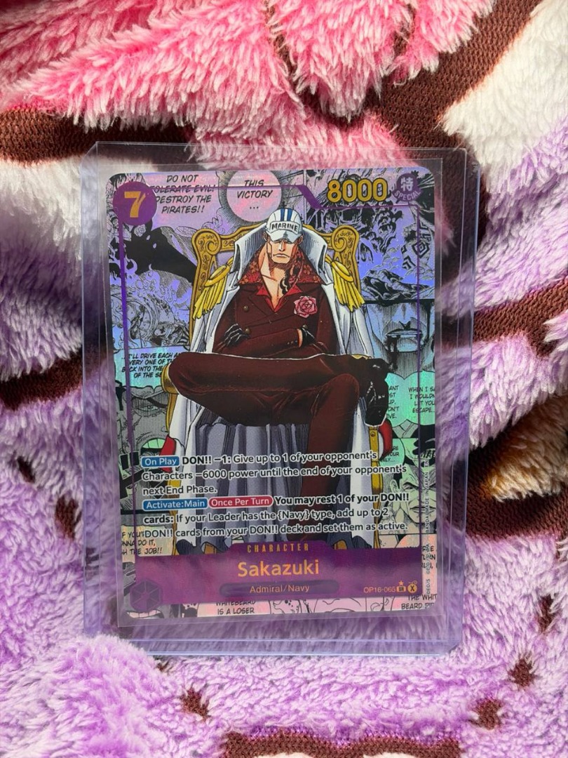 Sakazuki Akainu Manga, Toys & Collectibles, Trading Cards, Raw Singles ...