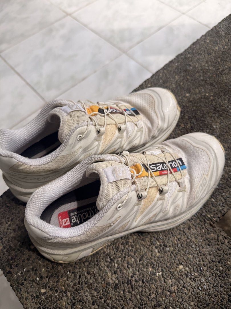 Salomon S-Lab XT 6 Sneakers (Category: Sneakers) located in Paranaque City. Submitted by secondhaulsbya (Listing ID 1469970786, Image 1). Description: Salomon S-Lab XT 6 Soft Ground (UK 4/22.5 CM) Vanilla Ice/Almond milk color way Quicklace & comfortable Ortholite insoles - Condition: Used and has yellow markings but can be cleaned through service Can send original receipt and details. Last price posted already, lowballers will be ignored.