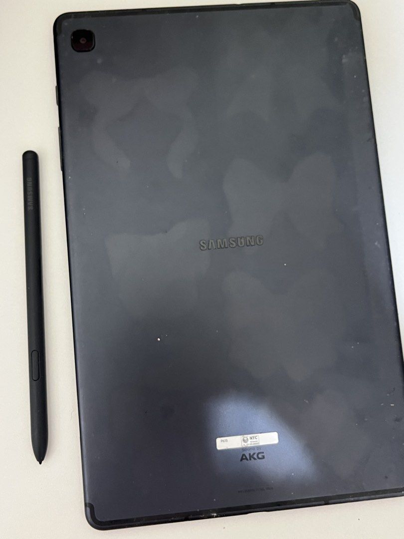 Samsung Galaxy Tab S6 Lite (Category: Android) located in Manila. Submitted by korukorunix (Listing ID 1469952724, Image 2). Description: Release 2024 Display 10.4-inch TFT LCD Resolution 2000 × 1200 pixels (WUXGA+) Refresh rate 60 Hz Processor Samsung Exynos 1280 CPU Octa-core, up to 2.4 GHz RAM 4 GB Internal storage 128 GB Expandable storage microSD, up to 1 TB Operating system at launch Android 14, One UI 6.1 Rear camera 8 MP with autofocus Fr