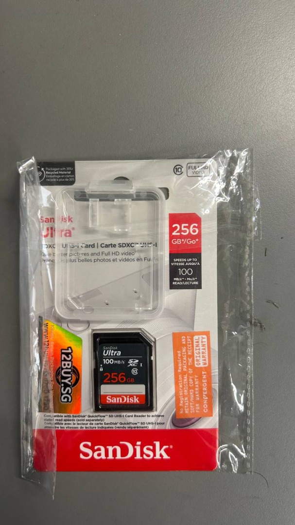 SanDisk Ultra 256GB SDXC UHS-I Memory Card, Mobile Phones & Gadgets ...