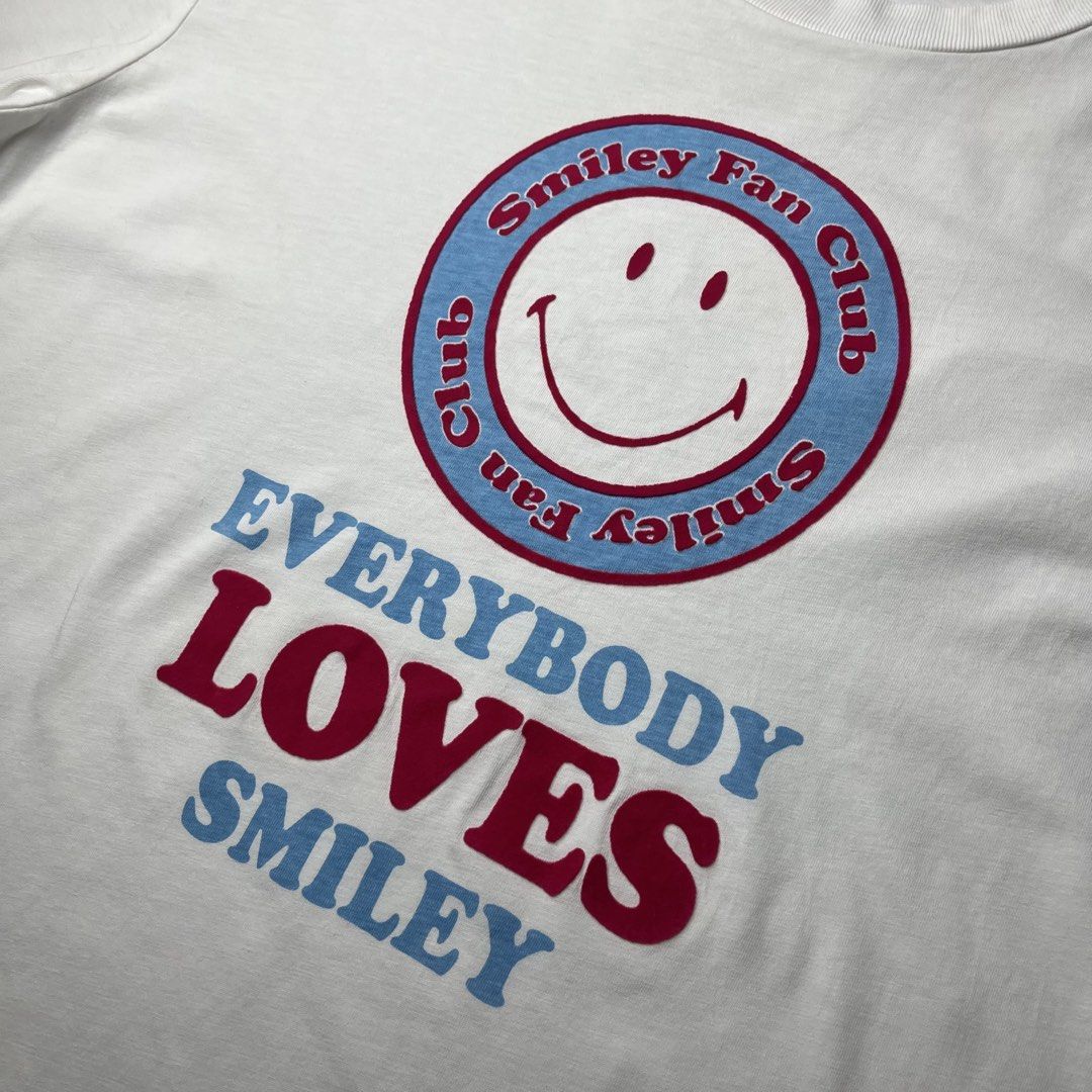 SANDRO PARIS X SMILEY (Category: Shirts) located in Manila. Submitted by aaaaaahhhhhh (Listing ID 1470076829, Image 3). Description: Size 1 18.5W 26.5L Excellent Lalamove or J&t Express + Shipping fee.
