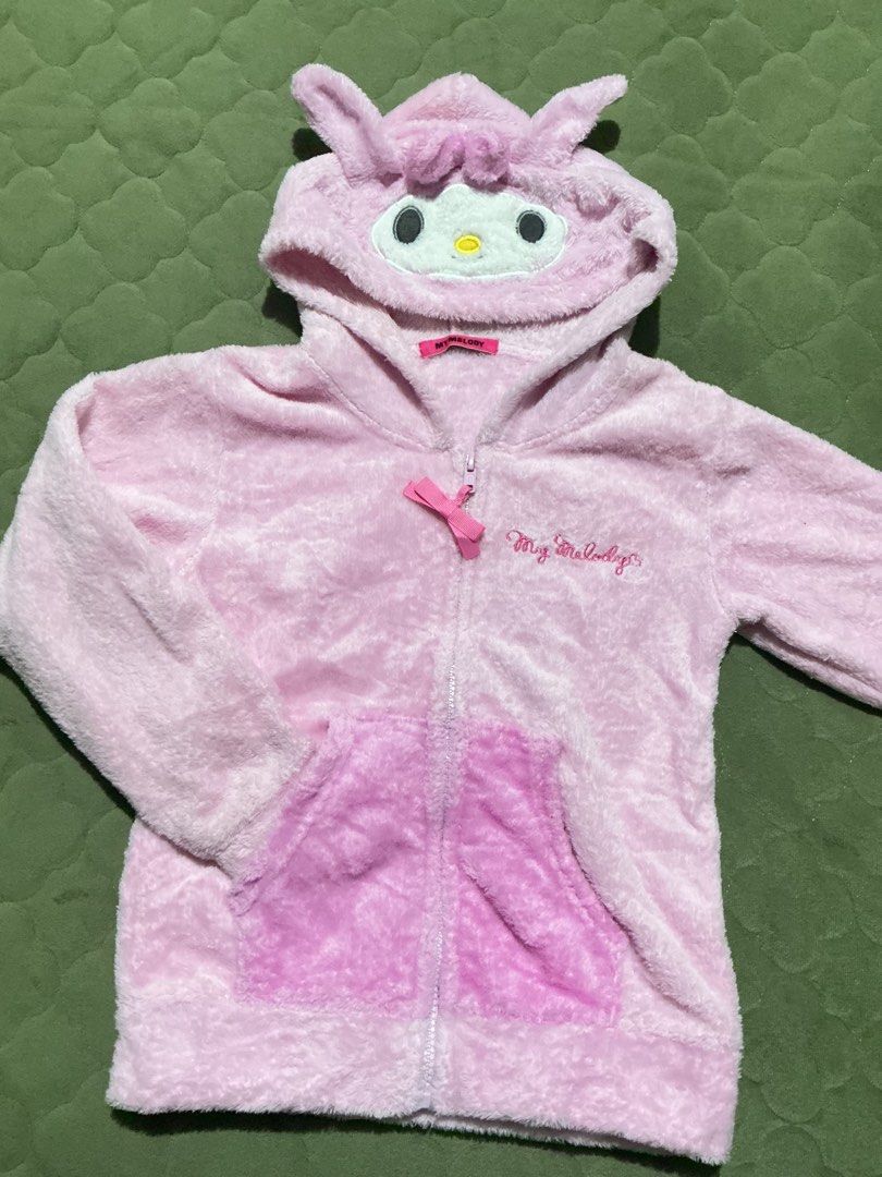 Sanrio my melody sweater (Category: Babies & Kids Fashion) located in Angeles City. Submitted by goodbuysathome (Listing ID 1469948341, Image 1). Description: Authentic sanrio my melody jacket Add sf 54 Gcash payment.