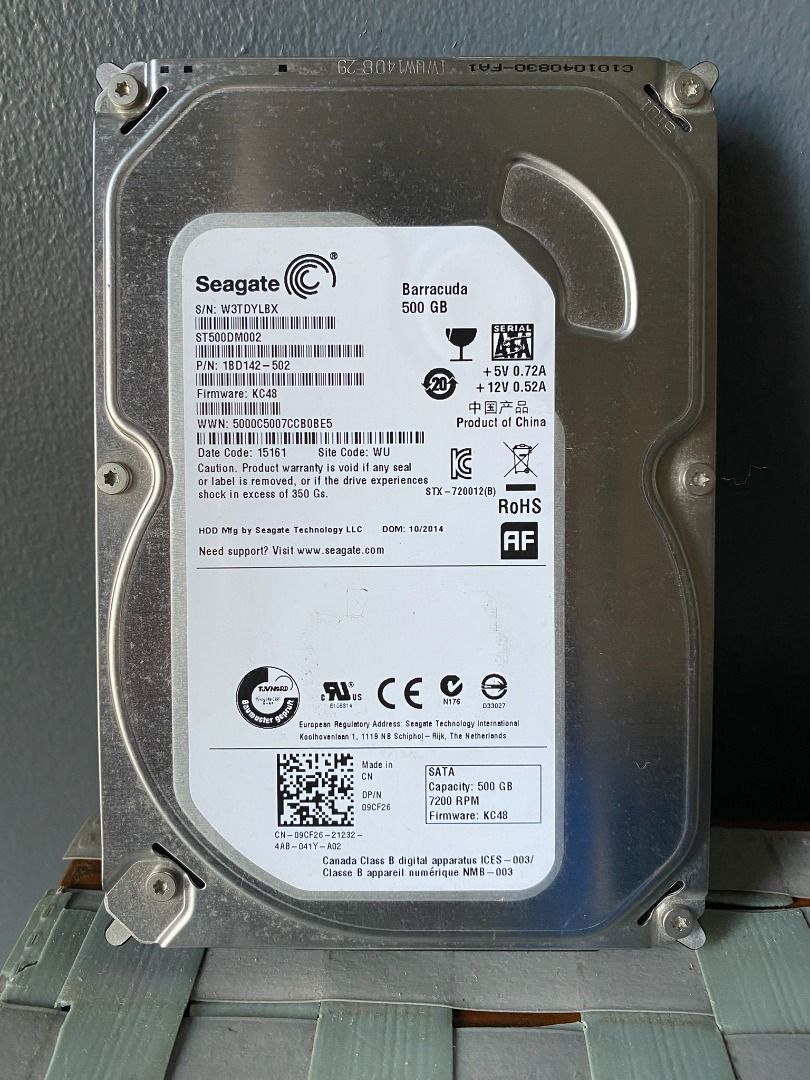 500GB HDD with Windows 10 Pro OS clean install (Category: Hard Disks & Thumbdrives) located in Pasig City. Submitted by v-lounge (Listing ID 1470056621, Image 1). Description: - Seagate Barracuda HDD 7200 RPM - Form Factor: Standard 3.5-inch (fits most desktop PCs) - Condition: Tested and working fine - clean install of Windows 10 Pro 22H2 for Intel systems location CIRCULO VERDE near Eastwood C5 Pasig Manggahan Bridgetowne.
