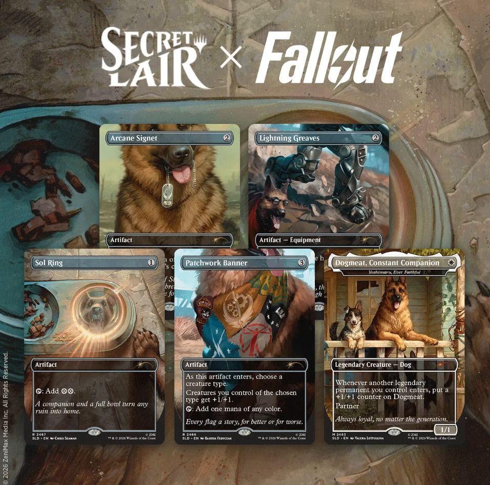 Secret Lair x Fallout®: Greet the Dog (Non-Foil), Toys & Collectibles ...