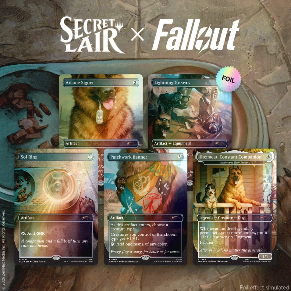 Secret Lair x Fallout®: Greet the Dog (Foil), Toys & Collectibles ...