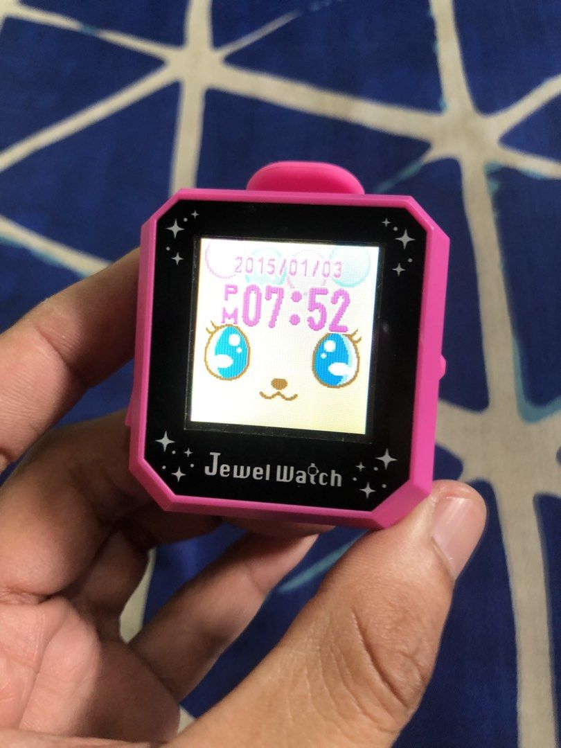 Sega Virtual Pet Jewel Watch (Category: Interactive Toys) located in Quezon City. Submitted by markgolveo (Listing ID 1469965973, Image 2). Description: Sega Virtual Pet Jewel Watch Tested in very good working condition Good all buttons Good loud speakers Good responsive touch screen Good screen no dead pixels Very good battery life Good all functions Issue on japan language both menus and audio.