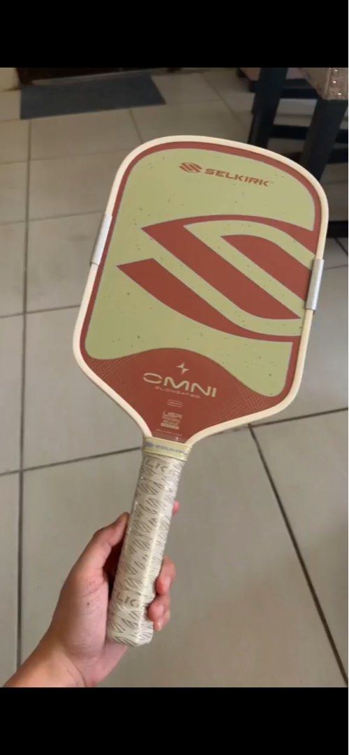 Selkirk Omni RUSH (Category: Other Sports Equipment and Supplies) located in Las Pinas. Submitted by garms (Listing ID 1470088155, Image 1). Description: Selkirk Omni Canyon Clay Used twice, comes with overgrip RFS: Change paddle 1500 Or trade to Wika Bao Fire 2, Ill add cash Las Piñas, Alabang, BF Homes DM for more info :)).