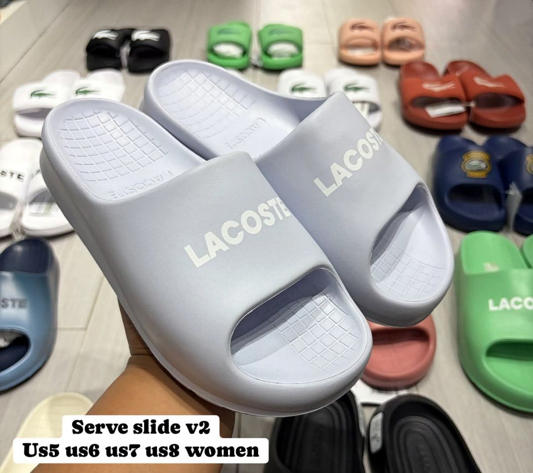 Serve Slides V2 - Light Grey/Blue (Category: Slippers and slides) located in Rizal. Submitted by hiraya16 (Listing ID 1470008004, Image 1). Description: Womens Size posted available Onhand ready to ship.