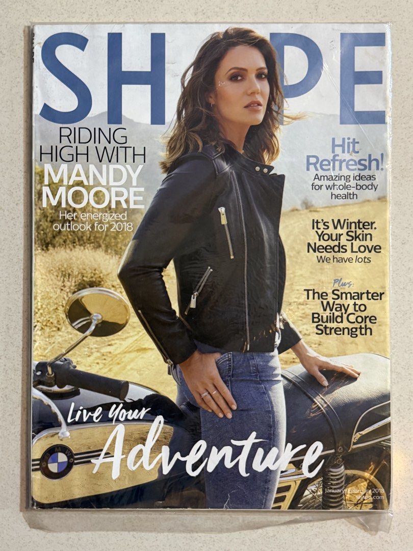 Shape Magazine January February 2018 Mandy Moore (Category: Magazines) located in Pasay City. Submitted by gahaman02 (Listing ID 1470094002, Image 1). Description: Shape magazine Jan/Feb 2018 featuring Mandy Moore on the cover and inside story. Includes articles on winter skin care and core workouts. Perfect for fans and fitness lovers..
