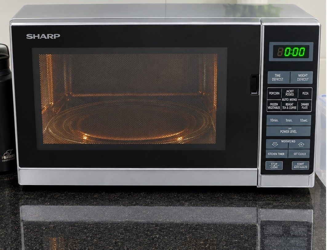 Turn Table Display Design Sharp Microwave Oven with Digital Display, TV & Home Appliances ...