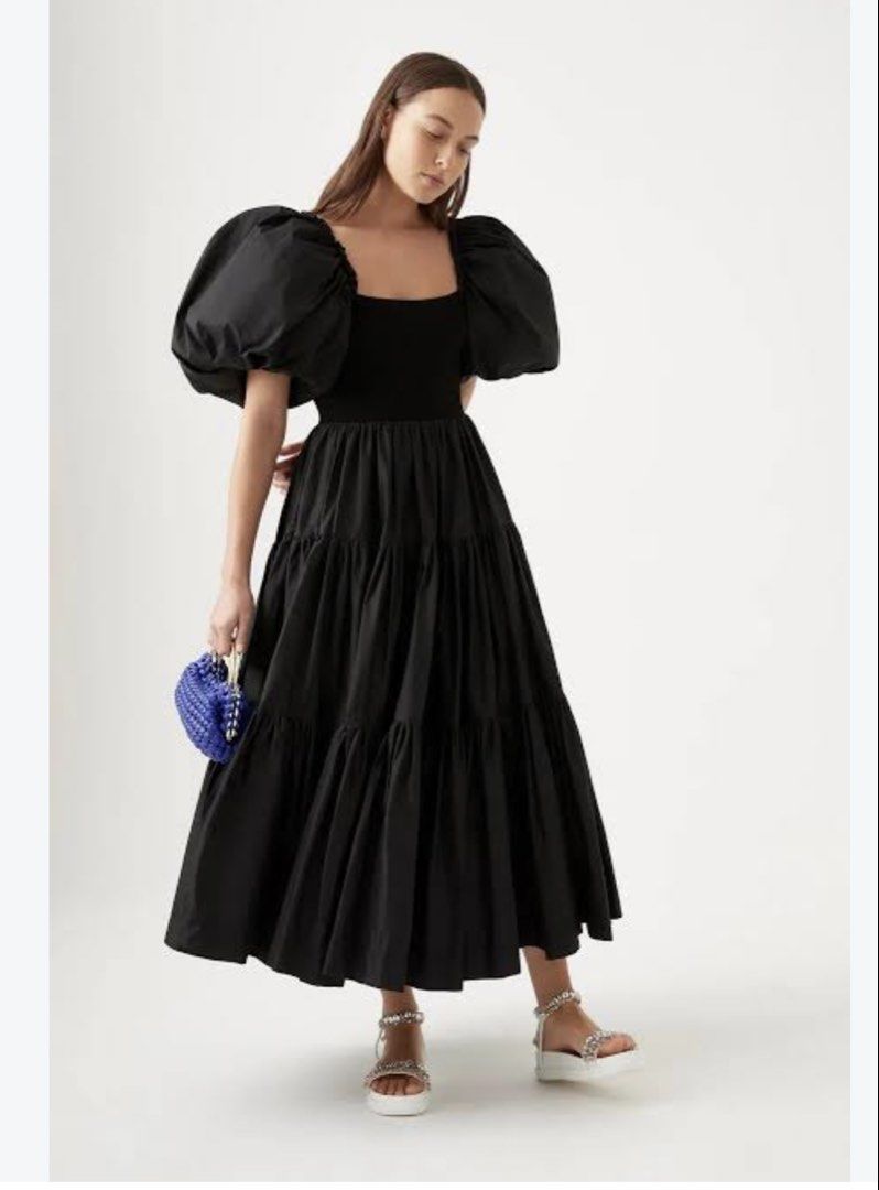 shein whimsical event dress (Category: Dresses) located in Cavite. Submitted by bambimay30 (Listing ID 1469965460, Image 2). Description: super quality cut and fabric puff and flowy garterized shoulder piping with lining.