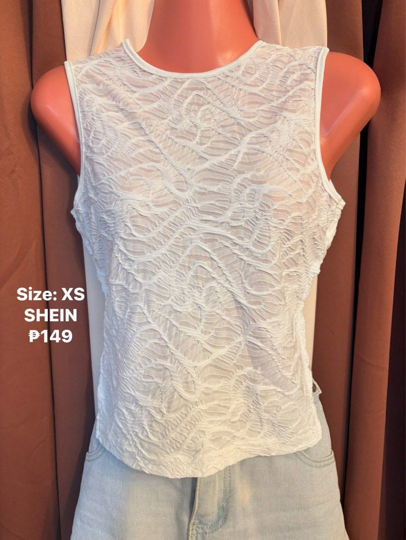 Shein White Backless (Category: Sleeveless) located in Manila. Submitted by nkylie. (Listing ID 1470014239, Image 1). Description: Shein Brand (New).