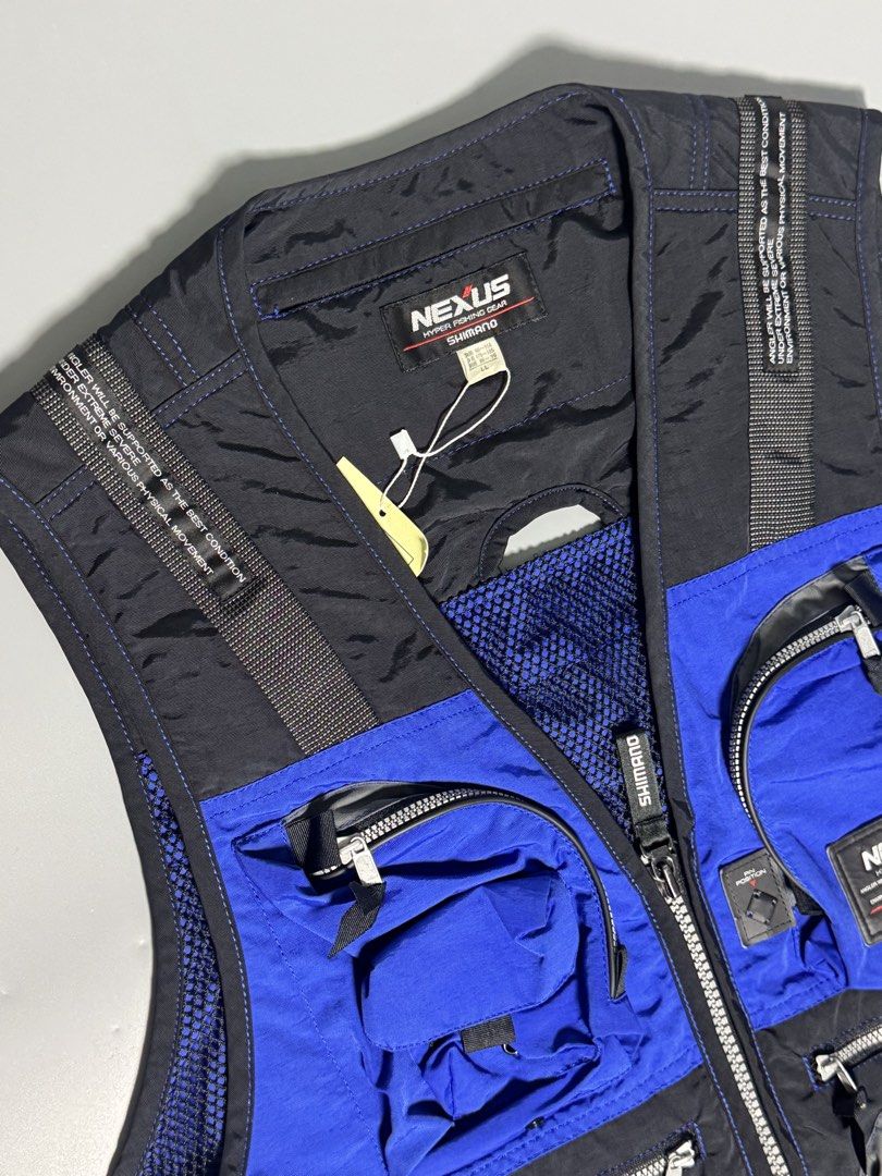 Shimano HyperFishing Vest (Category: Vests) located in Las Pinas. Submitted by weryouat (Listing ID 1470016465, Image 3). Description: Shimano Fishing Vest (Nexus line) 🚨🚨🚨 High Engineered multipockets Green Yellow Large on tag Excellent Condition Cotton 21"wdith 23"length 1800 only MOP BPI/GCASH SHIP VIA J&T/Lalamove PAYMENTS FIRST POLICY LAS PINAS📍.