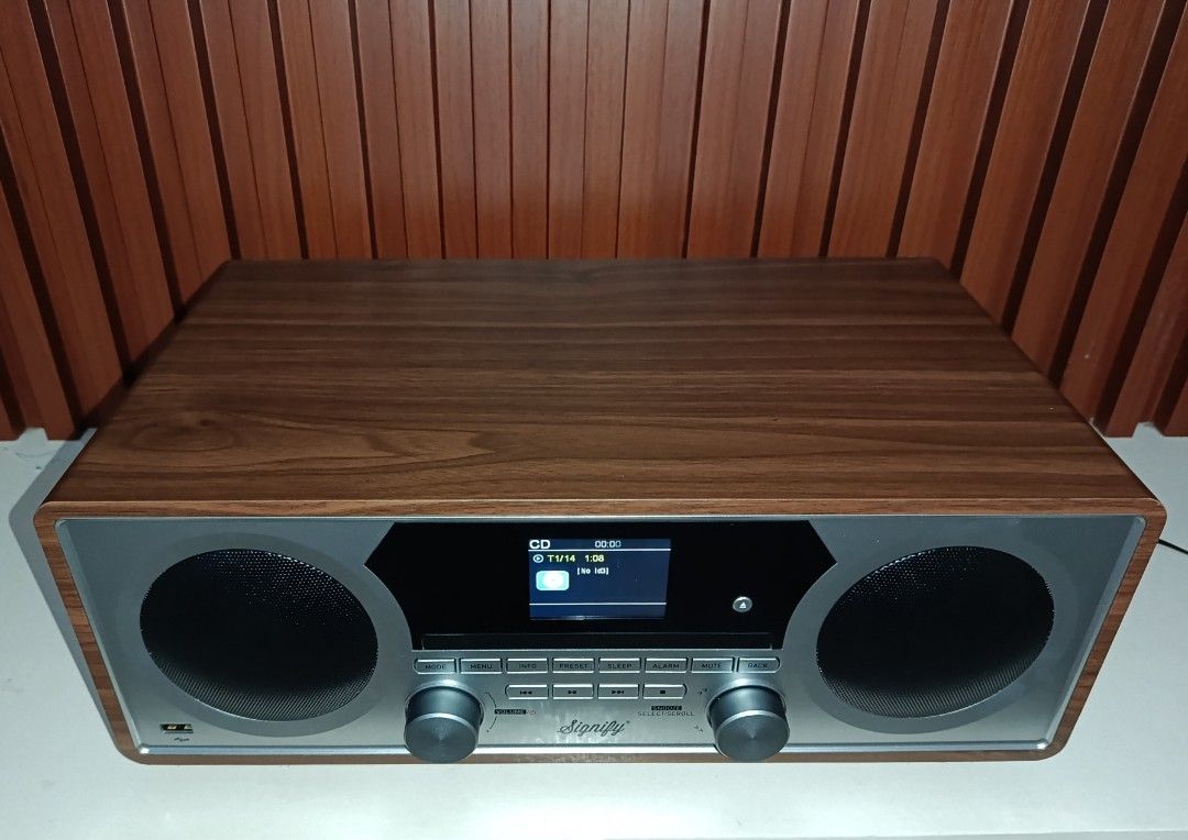SIGNIFY, DIGITAL RADIO WITH CD PLAYER (Category: Portable Music Players) located in Calamba. Submitted by duhwain (Listing ID 1470135046, Image 2). Description: SIGNIFY (AUSTRALIA BRAND) ◼️Good as brandnew ◼️With box and manual ◼️220v ◼️P4,000 🖲️ Dab+ and FM radio functionality with 30 station present each for dab+ and FM 🖲️ Dual alarm clock with snooze function 🖲️ 2.4" light up LCD display 🖲️ Two built in full range speaker 🖲️ Bluetooth and