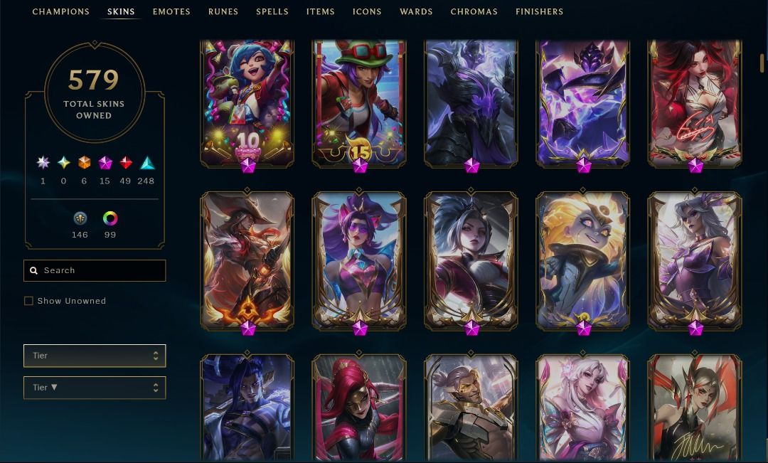 Silver 2 500+ Skins FAKER AHRI + FULL T1 SIGNATURE 2025 Bundle with ...