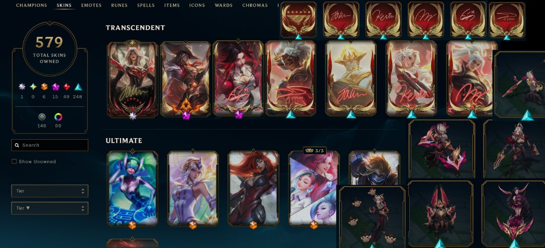 Silver 2 500+ Skins FAKER AHRI + FULL T1 SIGNATURE 2025 Bundle with ...