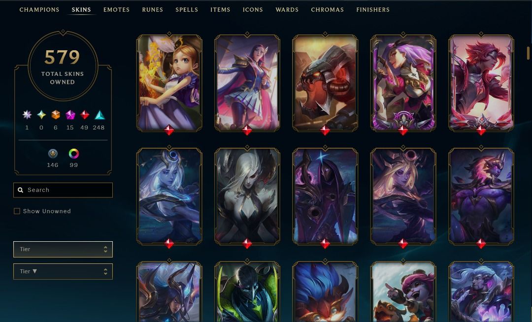 Silver 2 500+ Skins FAKER AHRI + FULL T1 SIGNATURE 2025 Bundle with ...