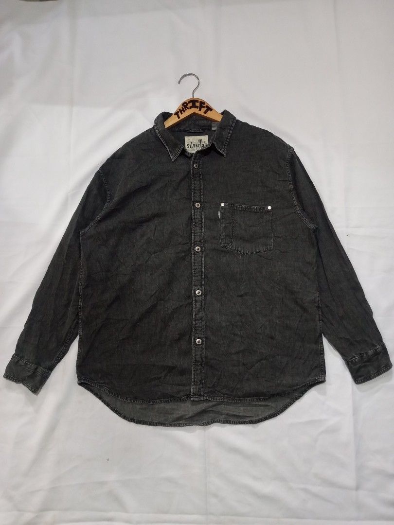 Silver tab Levi's long sleeve (Category: Coats, Jackets and Outerwear) located in Manila. Submitted by -thrifted21 (Listing ID 1469983397, Image 1). Description: excellent condition color rate 9/10 size,L/XL.