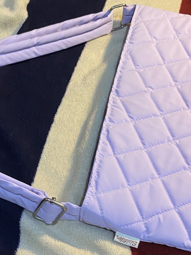Sisidlan Quilted Shoulder Bag (Category: Cross-body Bags) located in Santa Rosa. Submitted by skru.donook (Listing ID 1470091174, Image 3). Description: hi sweeties! ૮꒰ ˶• ༝ •˶꒱a ✨ rehoming this cozy lilac Sisidlan puffy bag~ ☁️💜 🎀 Brand/Item: Sisidlan Quilted Shoulder Bag 💵 Price: ₱200 + shipping fee ✨ Color: Light Purple/Lilac 📦 Safe & secure packaging guaranteed! send us a DM to claim or request more photos! 💌 .