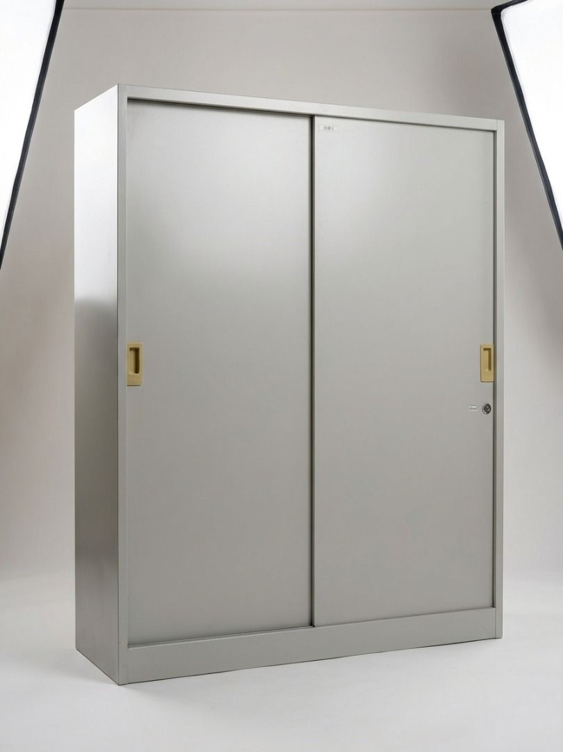 SLIDING CABINET (Category: Office Furniture & Fixtures) located in Valenzuela. Submitted by jesspesongco (Listing ID 1470018194, Image 1). Description: SLIDING CABINET BRAND: KOKUYO SIZE: L90cm W50cm H115cm PRICE: P8,500 ✔️Two smooth sliding doors with vertical handles ✔️Storing files and office supplies in home workspaces or corporate offices 📍 LOCATION: OFFICEBUSTERS BALINTAWAK 👤 Look for: Hesus 📞 0961 690 4709.