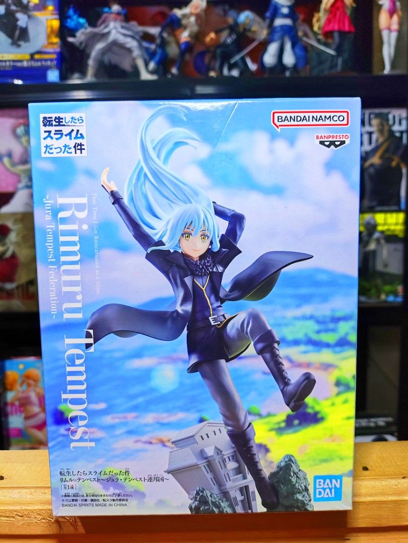 Slime - JTF Rimuru Tempest (Category: Figurines & Statues) located in Manila. Submitted by sagehub.collectibles (Listing ID 1470073463, Image 1). Description: 💯Authentic Anime Figure 📍 Pampanga 🔥MISB Condition 🔵Blue App: SageHub Collectibles Direct message for more details.