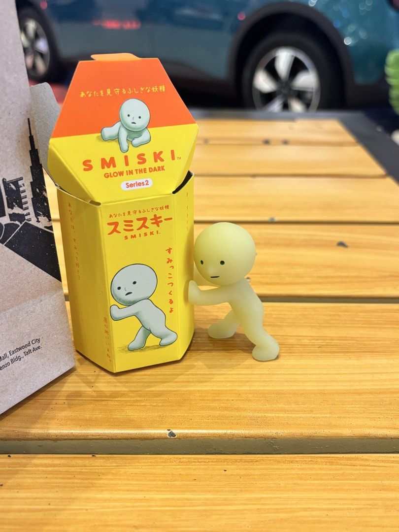 Smiski Series 2 Pushing (Category: Designer & Blind Box Toys) located in Bacolod City. Submitted by jeeyahsells (Listing ID 1469978392, Image 1). Description: Like new. Lagay sa box after ma pull, not my prio.