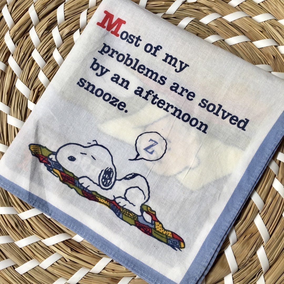 Snoopy small size handkerchief (Category: Handkerchief & Pocket Squares) located in Quezon, Isabela. Submitted by hankies_garden2 (Listing ID 1470032639, Image 1). Description: Small size Fixed price‼️ Cotton hankies from Japan 1 day reservation only‼️ *Please manage your expectations if there would be min flaws/ washable dirt/ small storage stain- major flaws will be disclosed #japanhankies #japanscarves #mcm #branded #fendi #picasso #luxuryhank