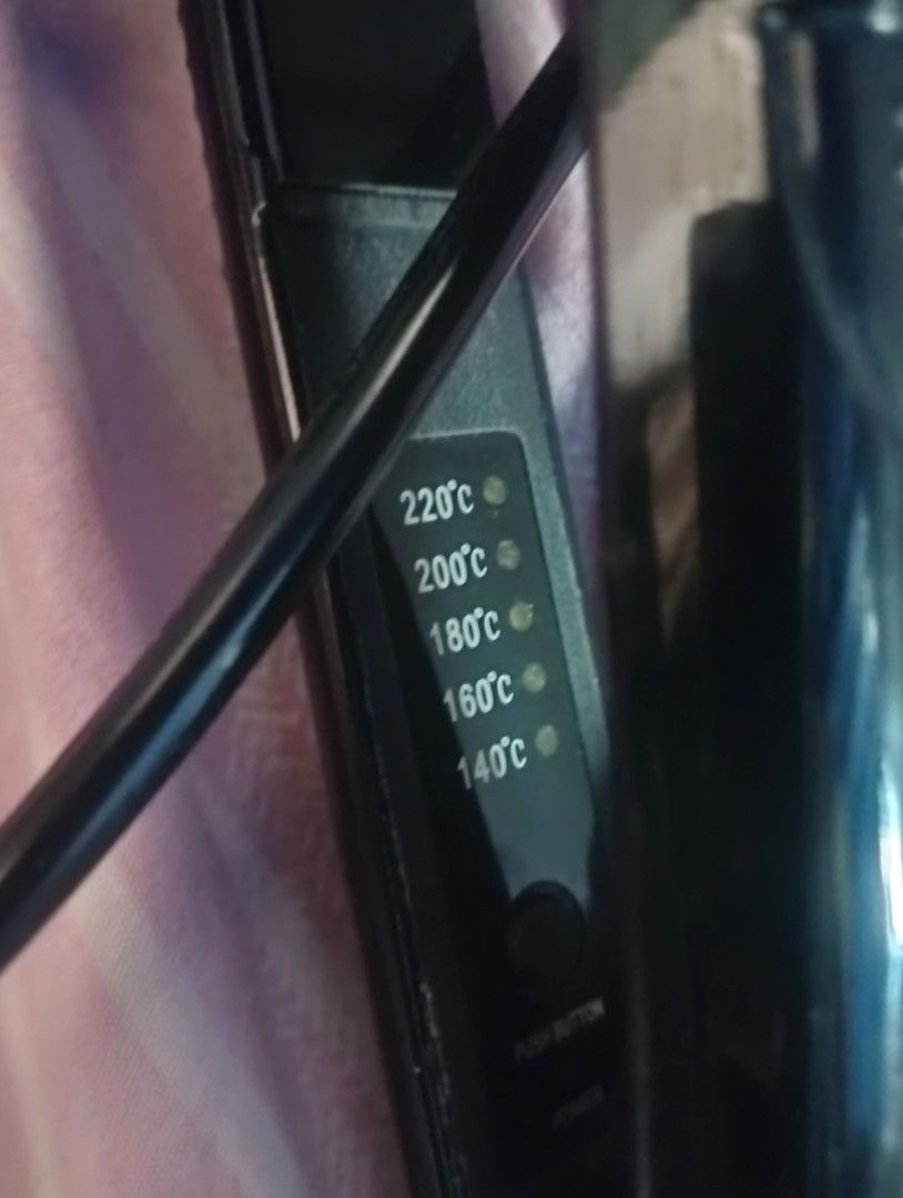 Sofitec Hair Straightener (Category: Hair) located in Manila. Submitted by blairepreloved (Listing ID 1470134053, Image 2). Description: - Working perfectly - No box na - Last price posted Sorry for the low quality pics.