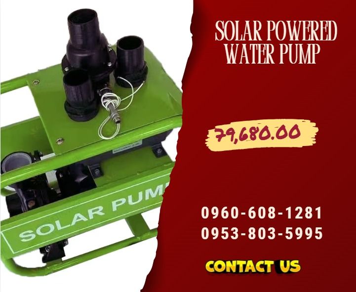 Solar Powered Water Pump (Category: Everything Else Others) located in Caloocan City. Submitted by javierchec55656 (Listing ID 1469951952, Image 1). Description: ●Model: RSSHQ50-15-110-1500 ●model E, DC Solar Pump ,1500w , ●max flow 50m3/h, max head 15m, .