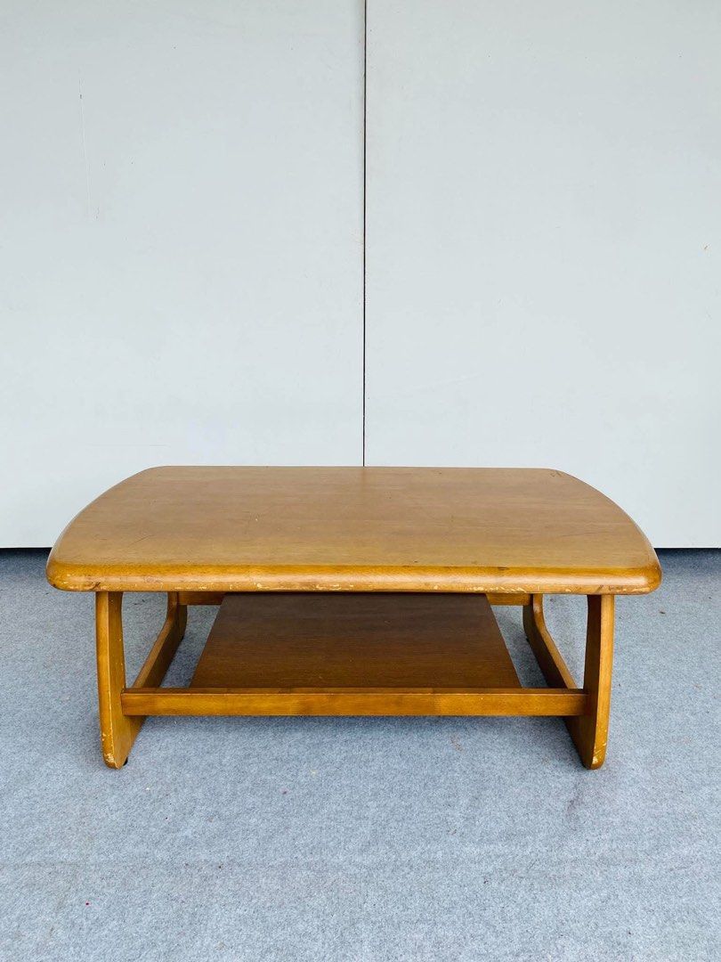 Solid Wood Center Table / Coffee Table (Category: Tables & Sets) located in Manila. Submitted by elliefurnies31 (Listing ID 1470025595, Image 3). Description: "JAPAN SURPLUS" SOLID WOOD CENTER TABLE SIZE: 40L" x 23W" x 17H" inches (AS-IS ITEM) IN GOOD CONDITION.